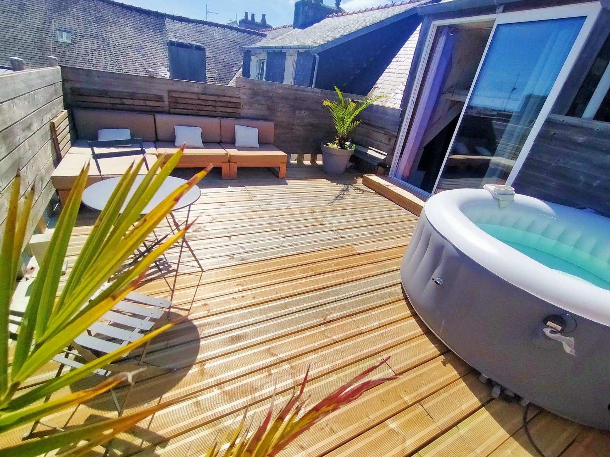 Au Bonheur Des Voyageurs Apartment กงการ์โน ภายนอก รูปภาพ